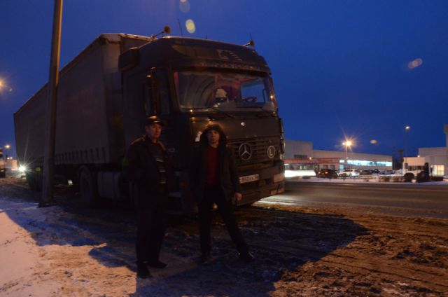 Фуры продолжают стоять на объездной в Оренбурге