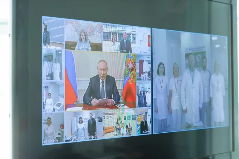 Оренбургскую инфекционную больницу открыл Президент РФ Владимир Путин