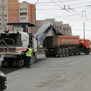 В областном центре начался ремонт дорог