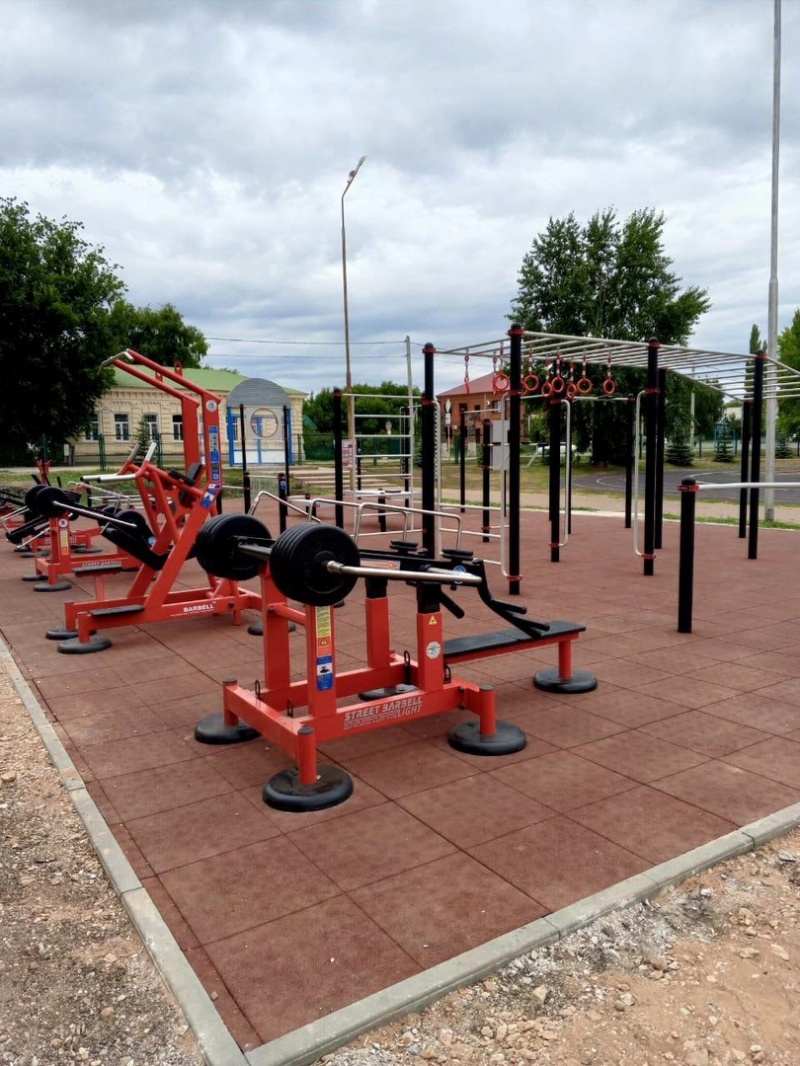 Новая площадка ГТО в Пономаревском районе