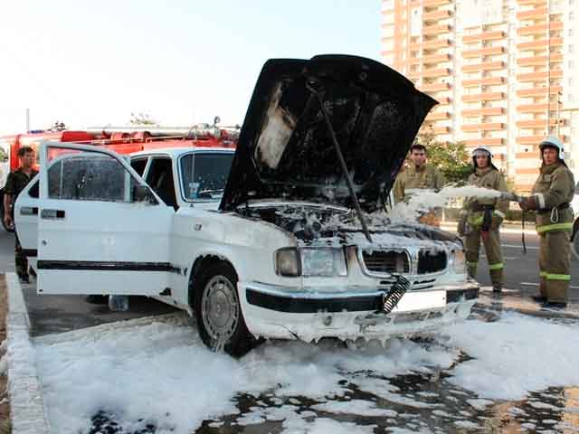 За ночь в Оренбуржье сгорели два автомобиля