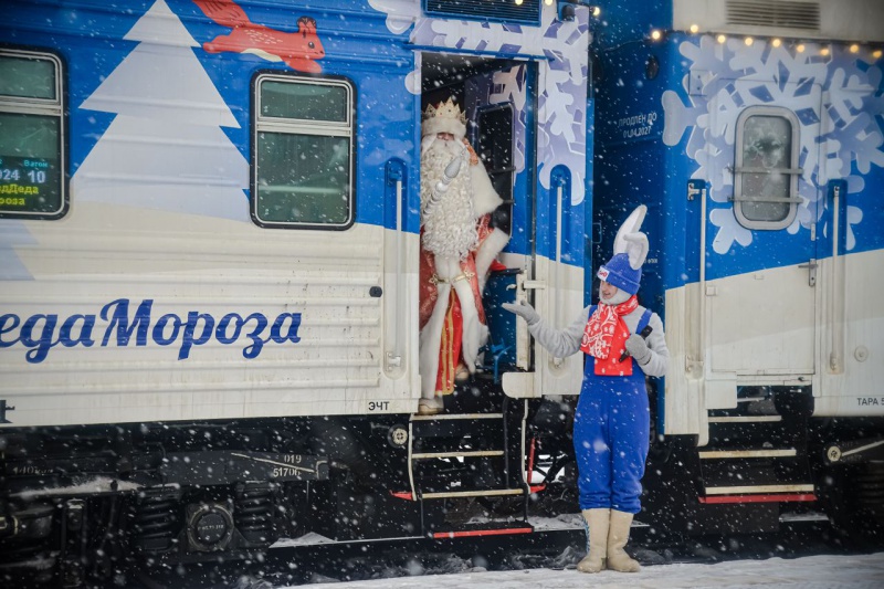 Дед Мороз из Великого Устюга посетил Оренбургскую область