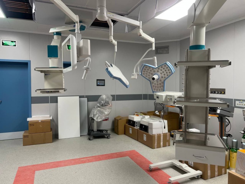 Здание новой Областной детской больницы преображается на глазах!