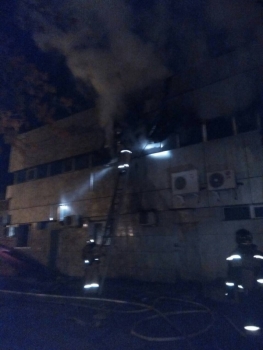 В Оренбурге ночью произошел пожар в ТК «Радуга»