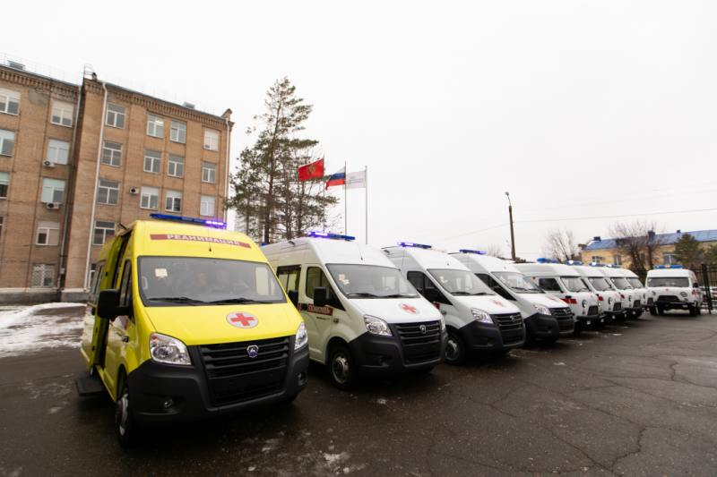 Службу скорой помощи Оренбуржья пополнили 18 новых автомобилей
