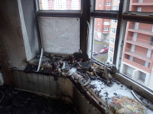 В Оренбурге на пожаре в доме на ул. Салмышской спасены 4 человека