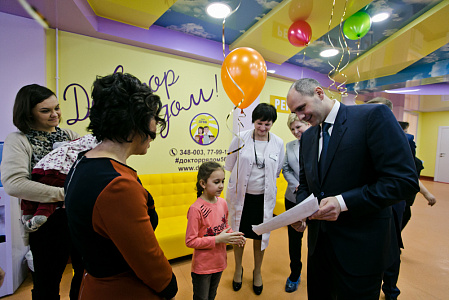 В детской поликлинике Оренбурга провели капитальный ремонт