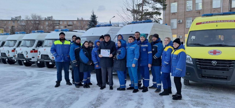 Новые машины для службы скорой помощи 