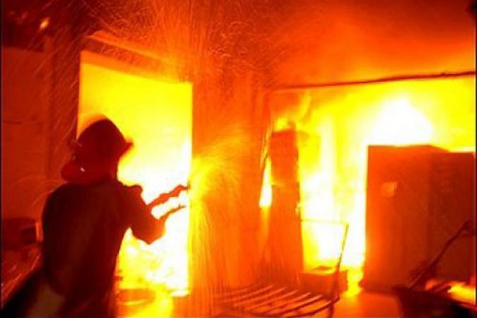 Оперативно: пожар в Оренбурге