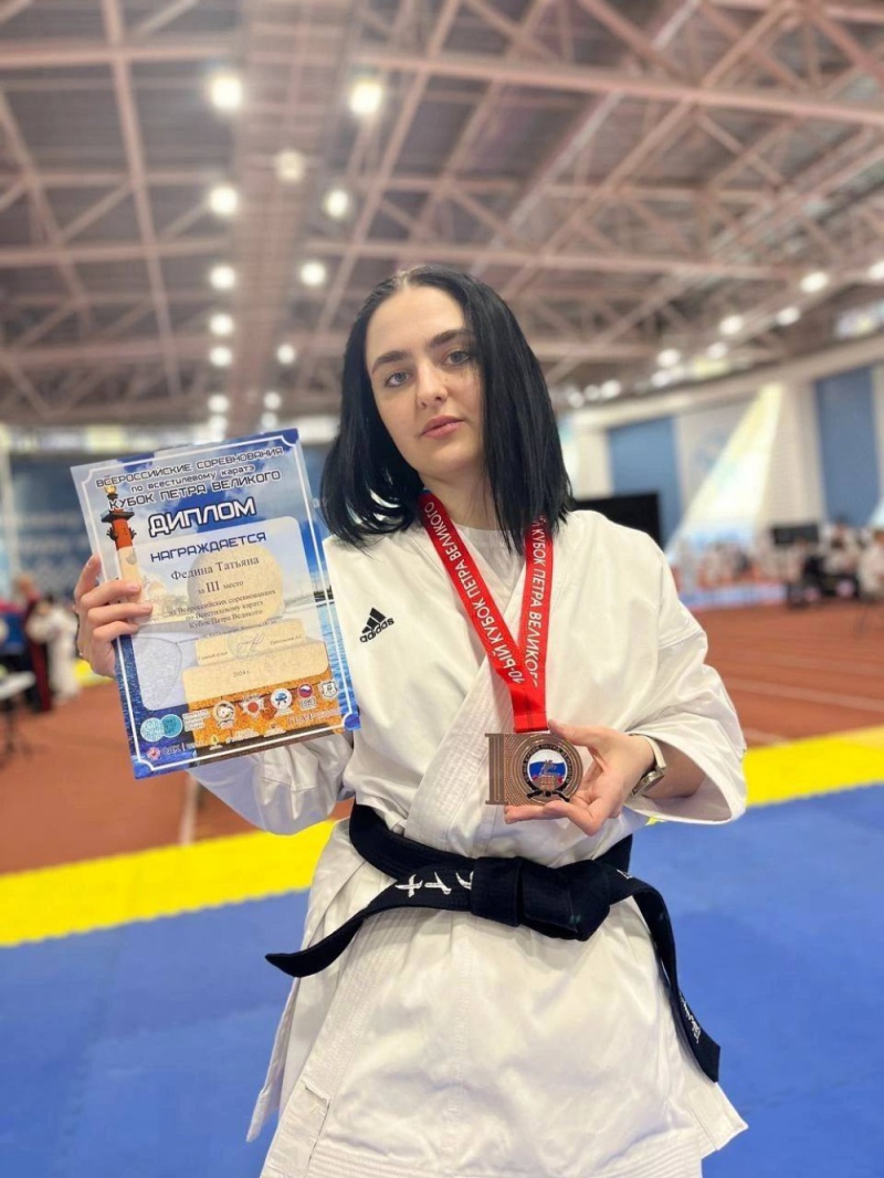 Оренбурженка Татьяна Федина завоевала бронзу по всестилевому каратэ