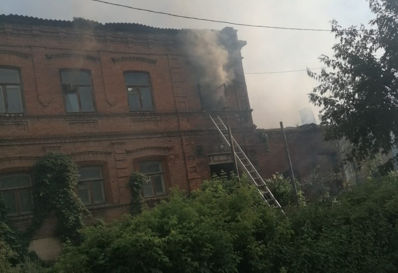 В центре Оренбурга горело 9 домов