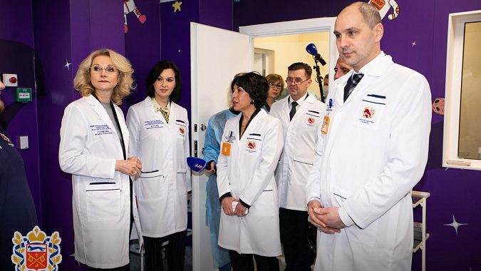 Вице-премьер Татьяна Голикова посетила Областную детскую больницу